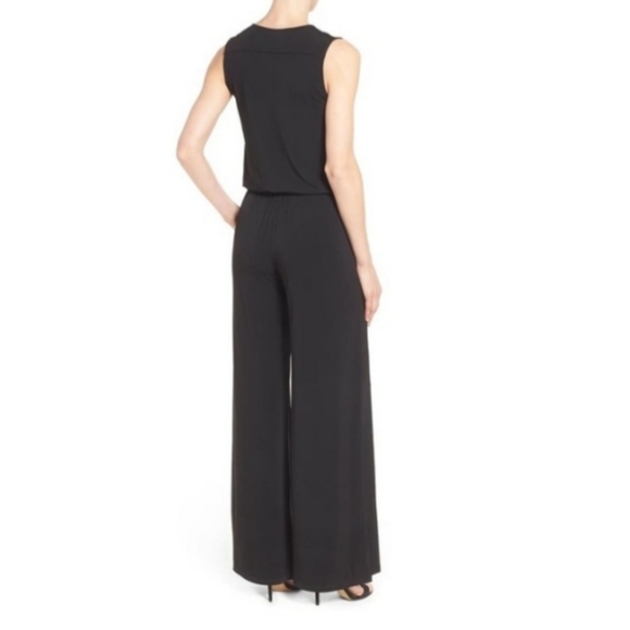 Michael Kors Zip Front Wide-Leg Jumpsuit Romper - Picture 2 of 11